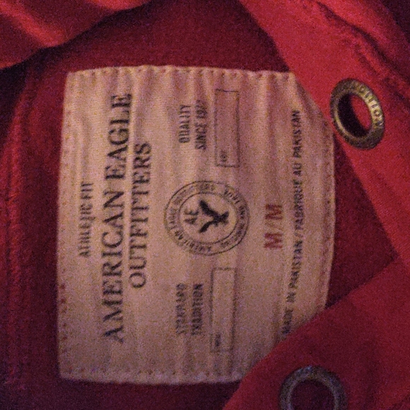 Athletic Fit, bright red hoodie - Picture 2 of 2